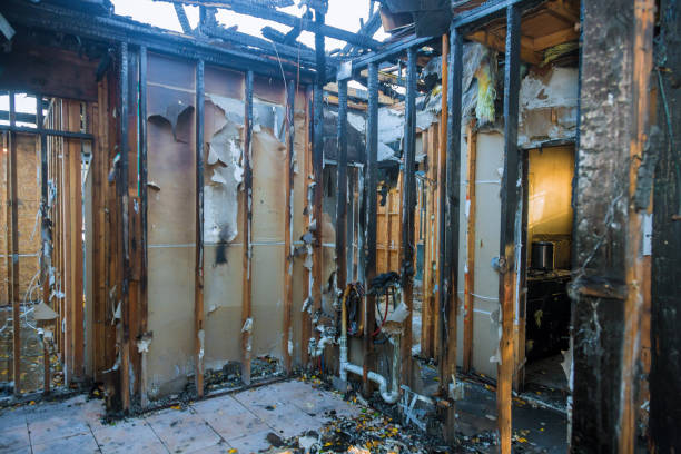 Professional Fire Damage Repair technician working in Villanova, PA